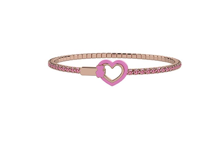 Bracciale Tennis MAMMA rosa