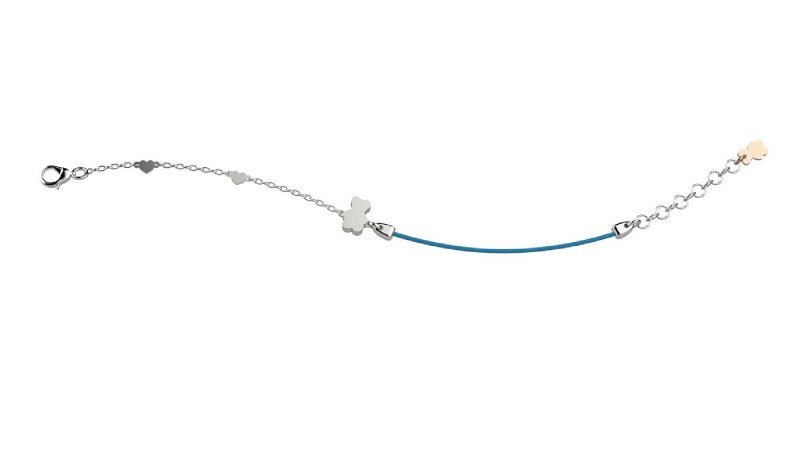 Bracelet en argent 925 - Couleur bleu