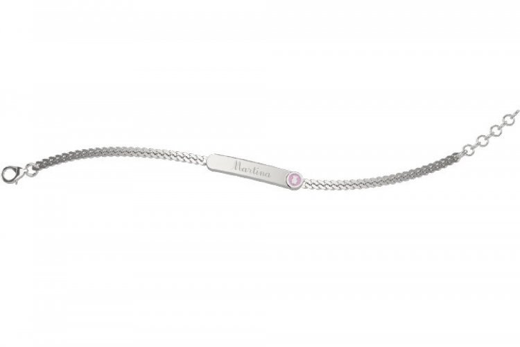 Bracelet customizaBle with teddy Bear - BaBy girl_2207