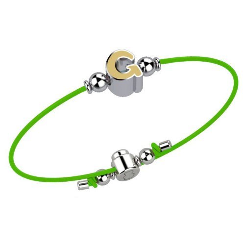 Bracelet with Green Lace - Letter G