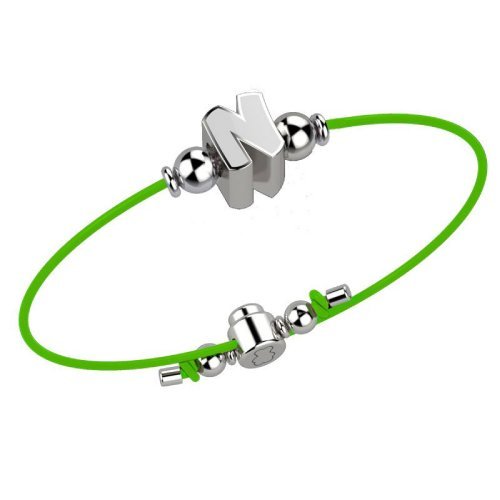 Bracelet with Green Lace - Letter N_2049