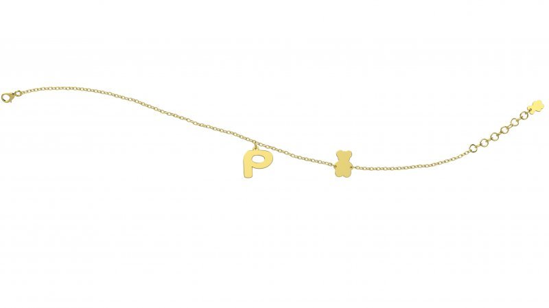 Bracelet with Letter "P"_2672