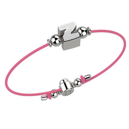 Bracelet with Pink Lace - Letter Z_1977