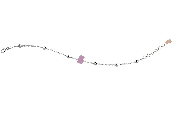 Bracelet with Pink Teddy Bear_2412