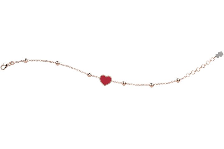 Bracelet with Red Heart_2430