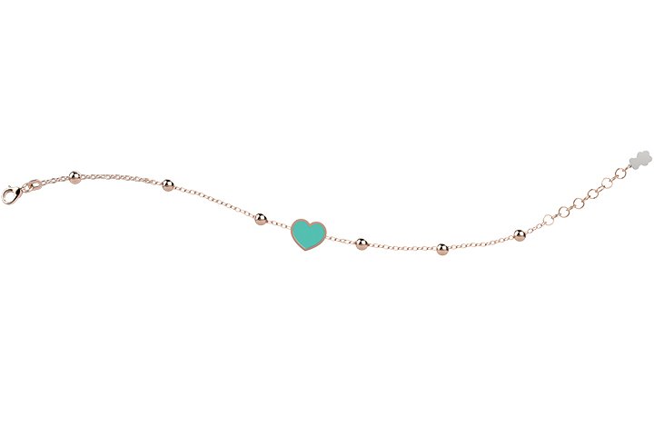Bracelet with Tiffany Heart_2434