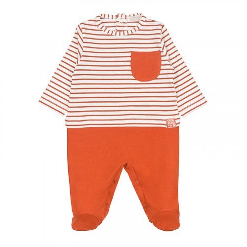 Brown Babygro with Pocket