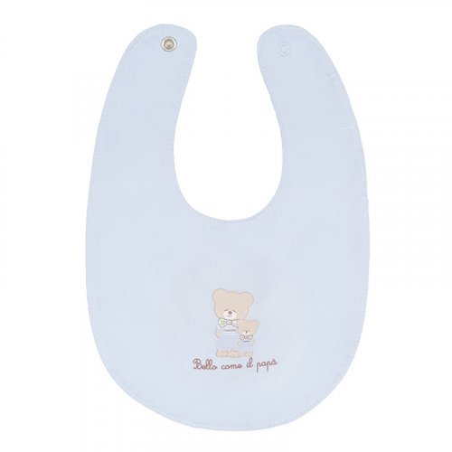 Baby Lätzchen blau "Schön wie Papa"_5776