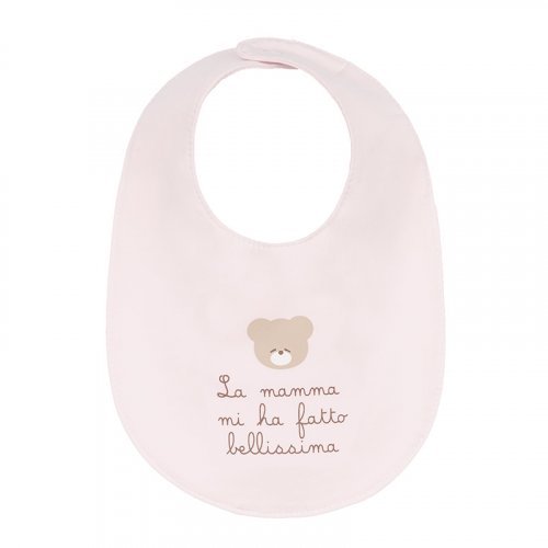 Bavoir rose "Maman m'a rendue belle"