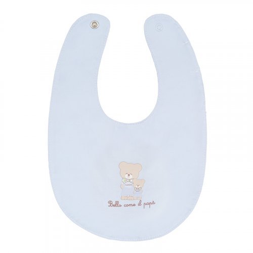 Light-blue Bib "Bello Come il Papà"_5776