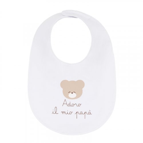 White Bib "Adoro il Mio Papà"_5769