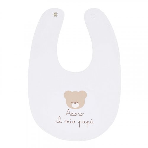 White Bib "Adoro il Mio Papà"_5770