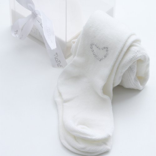 Wollsocken für Mädchen in Creme