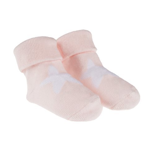 Chaussettes avec étoile rose