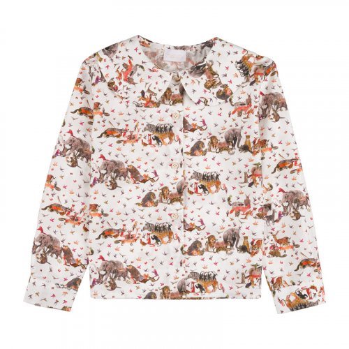 Camicia con fantasia jungle