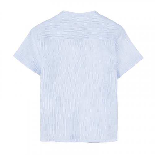 Camicia Rigata Maniche Corte_4486