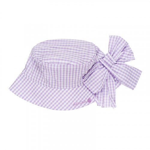 Cappello Quadrettini Lilla_4729