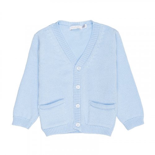 Cardigan Filo Azzurro