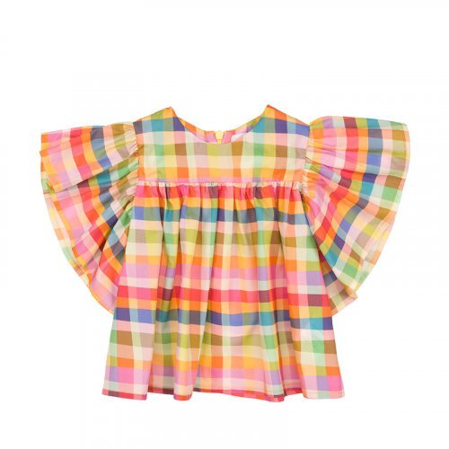 Checked blouse