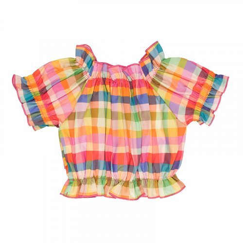 Checked blouse_8050
