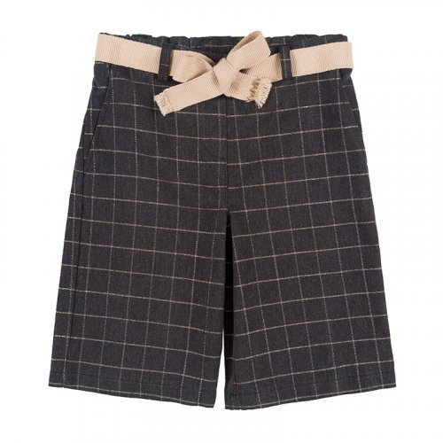 Checked Gray Gaucho