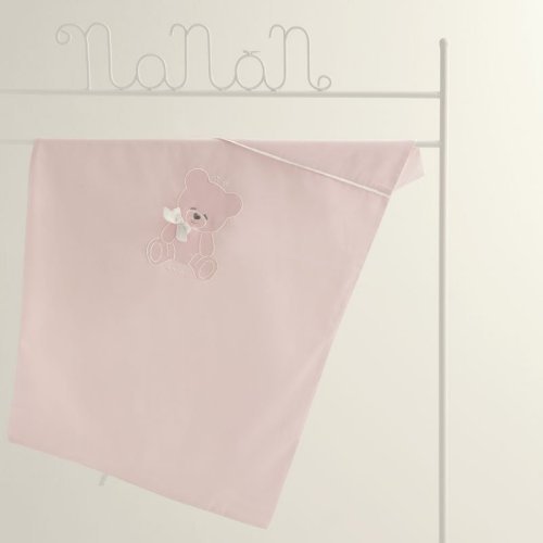 Coccolo pink jersey blanket for pram_584