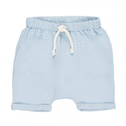 Completo Pantaloncino Garza Azzurro + T-shirt Orso