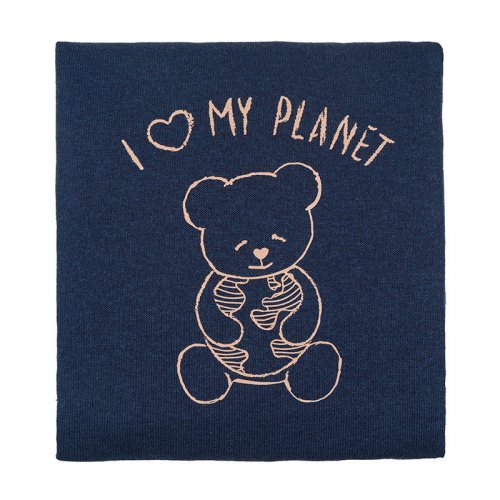 Coperta con Orso Blu_4276