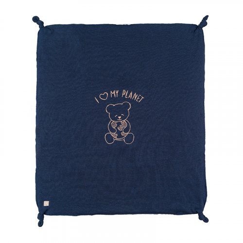 Coperta con Orso Blu_4277
