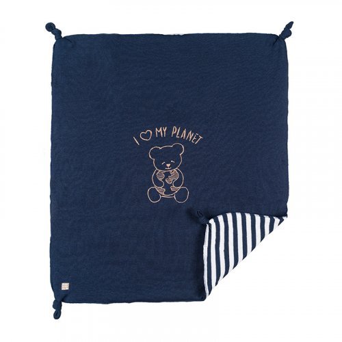 Coperta con Orso Blu_4278