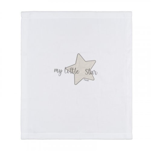 Copertina per carrozzina "My little star" con ricamo grigio_9198