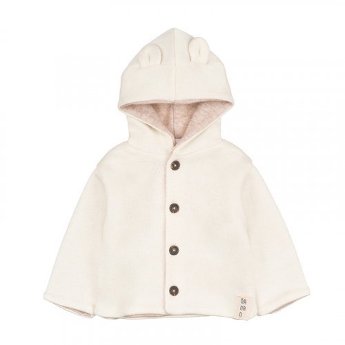 Cream Jacket With Hood
