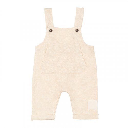 Cream Overalls with Pocket
