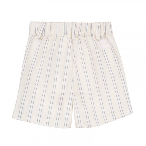 Cream striped bermuda_8917