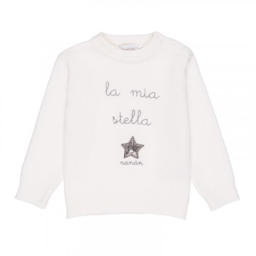 Cream T-shirt "La mia stella"