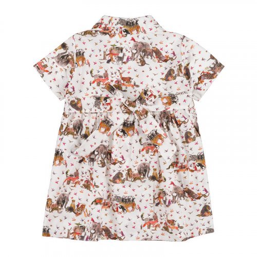 Dress with pockets and jungle pattern_11706
