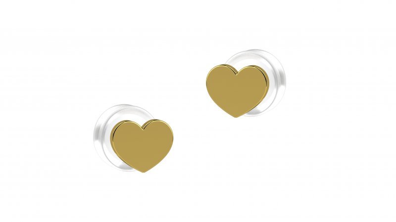 Earring with Heart_2692