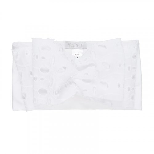 Fascia con Fiocco in Sangallo Bianco_5010