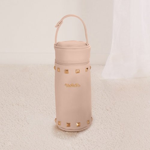Feeding bottle holder pink with studs
