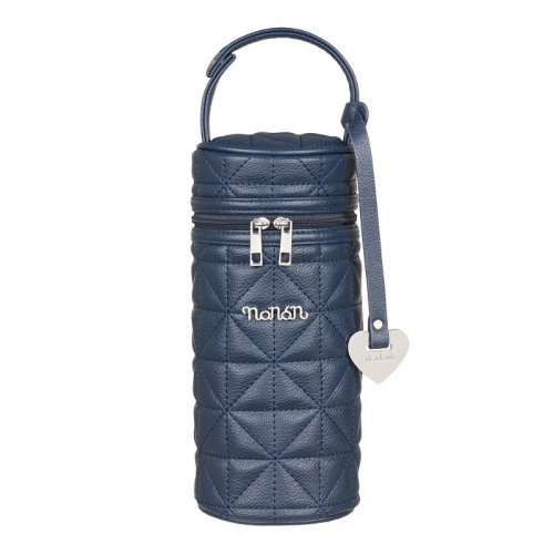 Feeding bottle holder quilted blue_9361