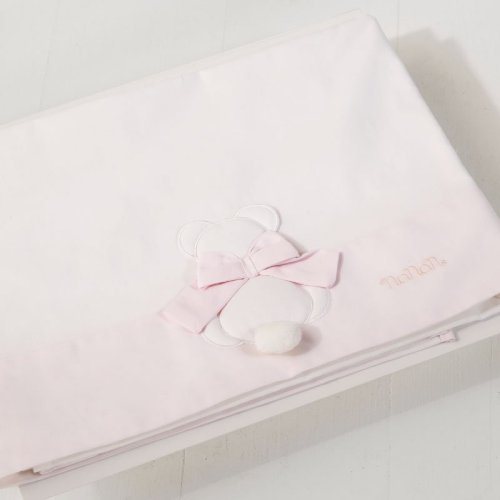 3 Piece Set - Pink Fiocco Bed sheets_543