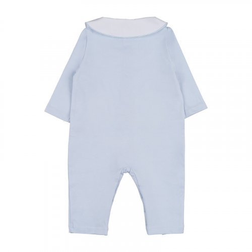 Front opening babygro with collar_11408