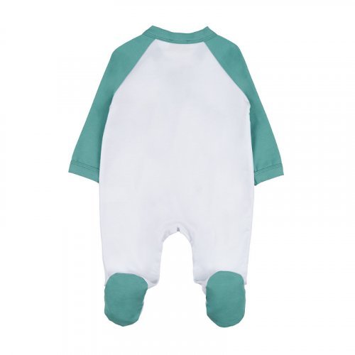 Front opening babygro with foot_12189