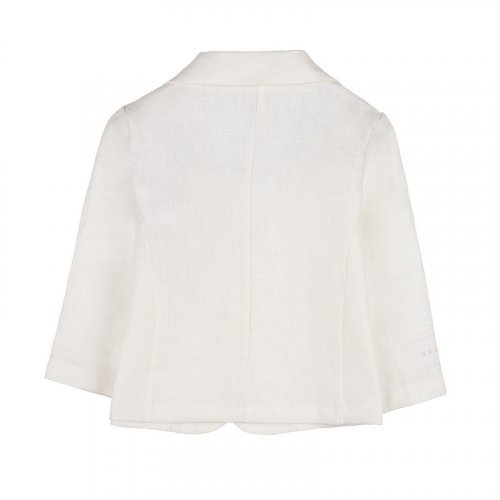 Chaqueta de lino color crema_8601