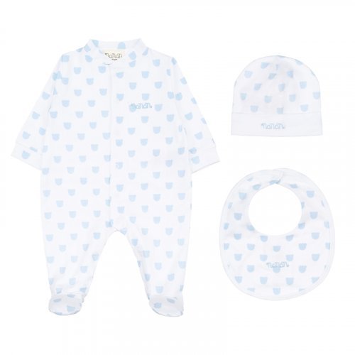 Gift package with babygro + hat + bib_8420