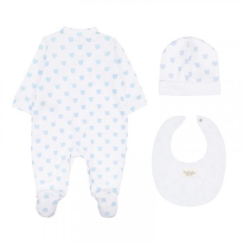 Gift package with babygro + hat + bib_8624