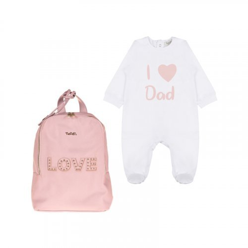 Gift Promo: Love Backpack + 01 Month I love Dad Babygro