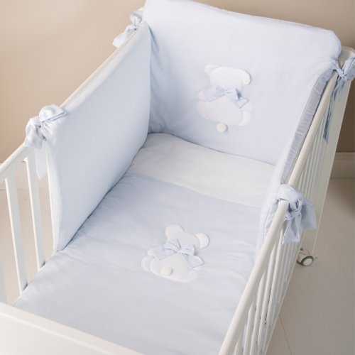 Gift Promo: Toffy Bed + Light blue Bow Duvet Set + Matress_738