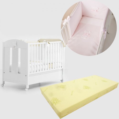 Gift Promo: Toffy Bed + Pink Bow Duvet Set + Matress