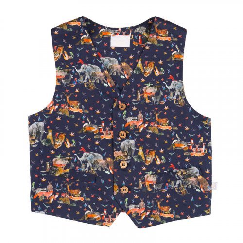 Gilet allover fantasia